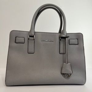 Used gray Michael Kors purse